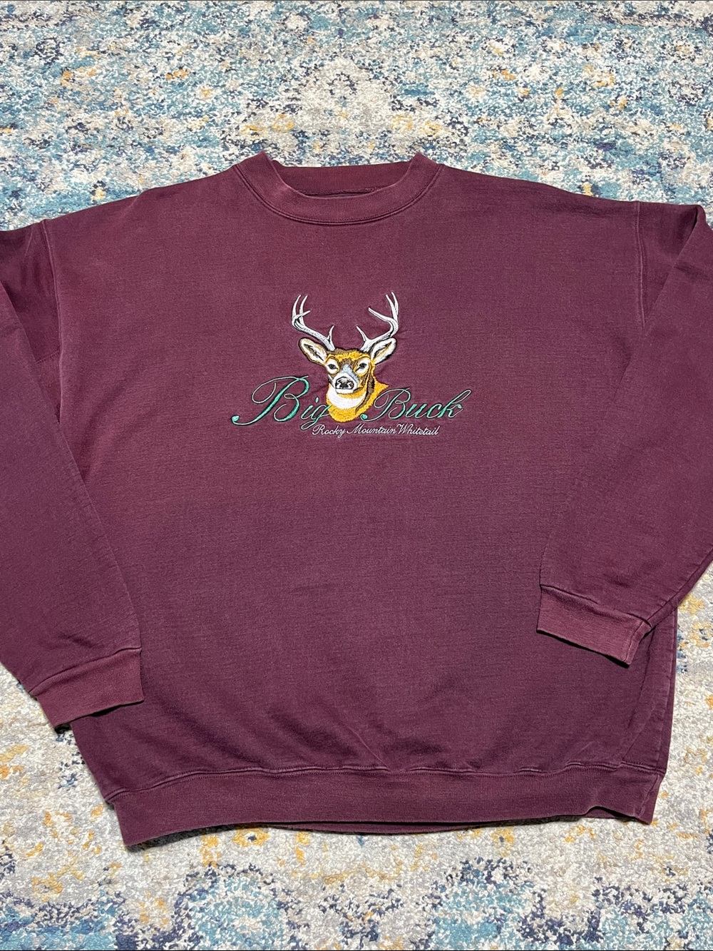 VTG Headwaters Big Buck Crewneck Sweatshirt Size XXL